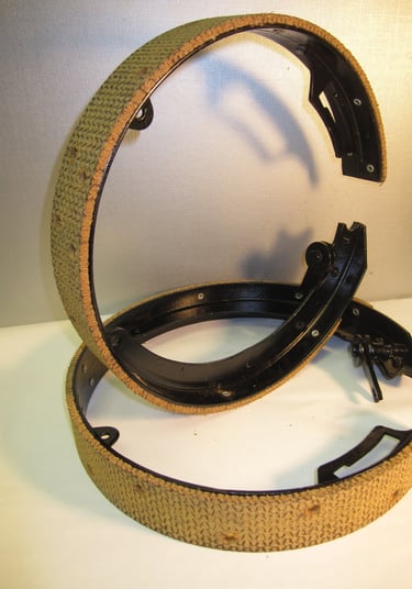 brake band relining services, brake band lining, woven brake lining, vintage brake bands, transmission band