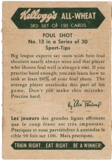 All-Wheat Sports Tips Rare Vintage Cards 1946 1947