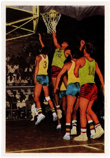 1964 Tokyo Olympic Basketball Games Cards