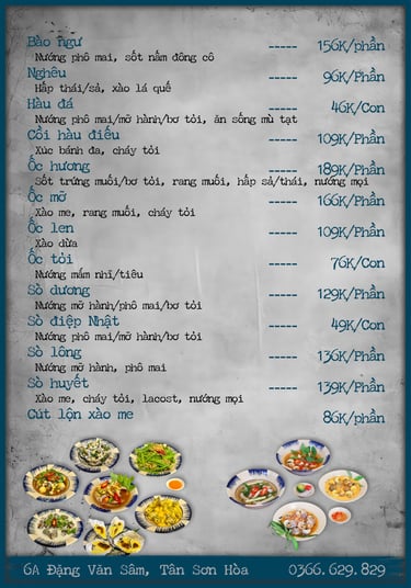 Thực đơn Bếp Dì Toàn - Top 1 nhà hàng ngon gần sân bay