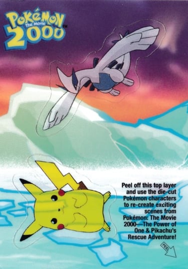 Stickers 4 of 10 Topps Pokémon The Movie 2000 front