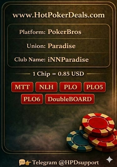ClubbGG PPPoker X-Poker Suprema PokerBros Rake back