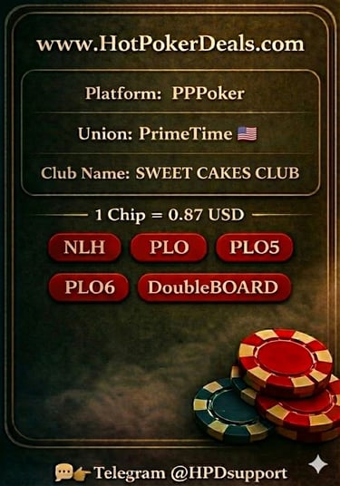 ClubbGG PPPoker X-Poker Suprema PokerBros Rake back