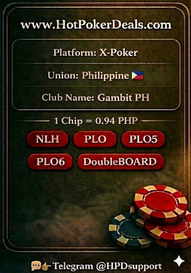 ClubbGG PPPoker X-Poker Suprema PokerBros Rake back