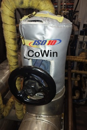 isolação térmica removível para indústria química e petroquímica, isolação removível para válvulas