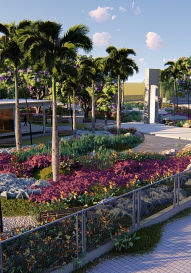 projeto de paisagismo
