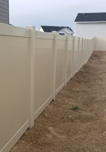 vinyl first fence of idaho