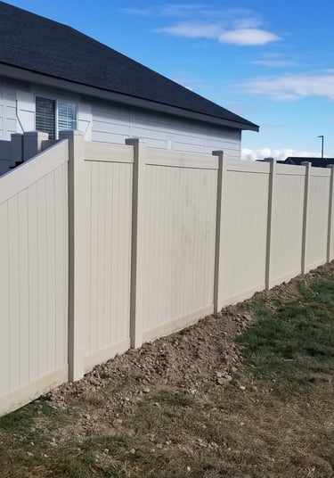 vinyl first fence of idaho