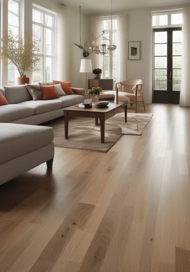 a yellow car is parked in a parking lot