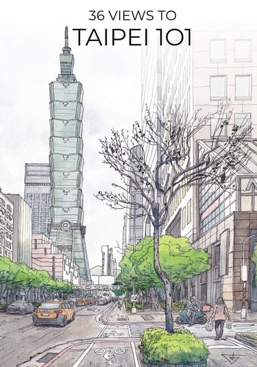 36 views to Taipei 101 illustration book