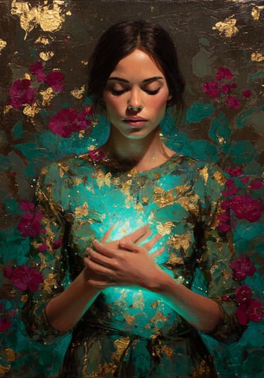 Share Your Light, Wall art illustrating themes of Integrating Lessons, Living Authentically, and Breakthroughs