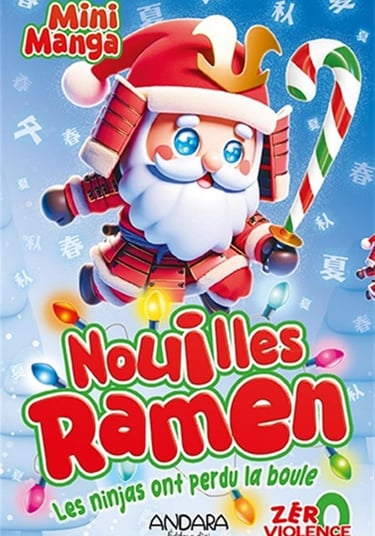 Manga sans violence Nouilles Ramen tome 3 Père Noël