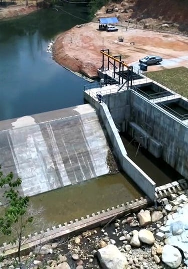 Mini Hydro Dam in Malaysia