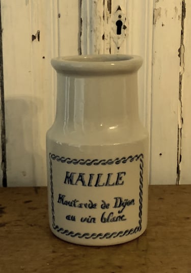 Vintage Maille mustard jar