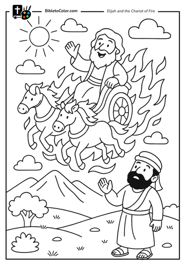 Elijah and the Chariot of Fire