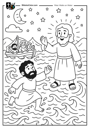 Peter Walks on Water