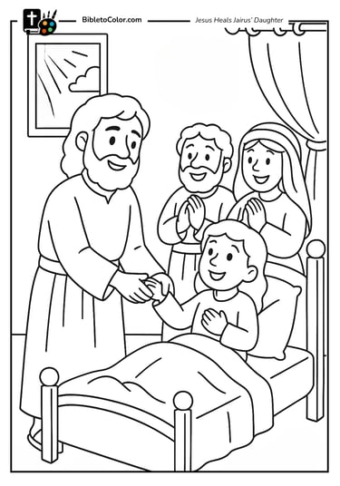 Jesus Heals Jairus’ Daughter