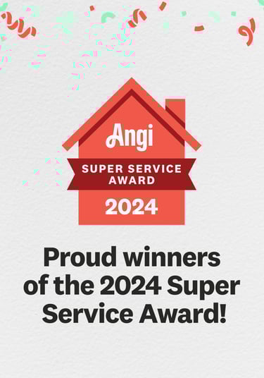 Angi 2024 Super Service Award for high quality home service professionals.