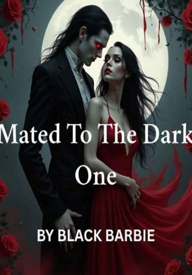 Mated To The Dark One - Vampire romance novel cover by Black Barbie - VJ & BB Premium Fiction