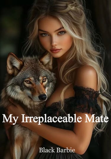 my Irreplaceable mate - Paranormal romance novel cover by Black Barbie - VJ & BB Premium Fiction