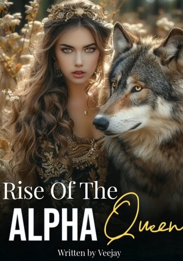 Rise Of The Alpha Queen - Werewolf romance novel cover by Vee Jay - VJ & BB Premium Fiction
