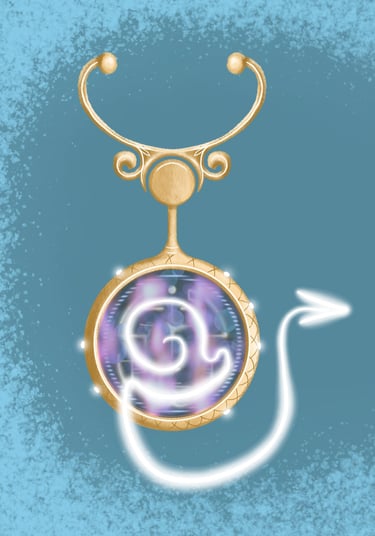 Souloscope from Beyond the Blue Forest – magical illustration tool for exploring memories and emotio