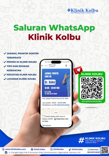 wa channel whatsapp wa saluran klinik kolbu