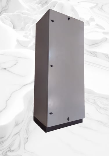 gabinete em fibra de vidro com base soleira