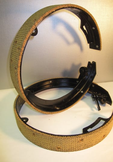 brake band relining services, brake band lining, woven brake lining, vintage brake bands, transmission band
