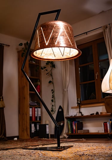 metalwork lamp design