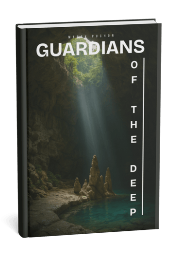 a book cover of guardians of the deep sea