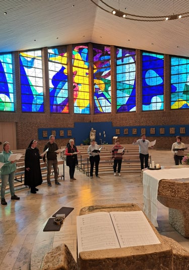 Kammerchor Emsland - Probe im Juni 2024 in Papenburg St. Josef