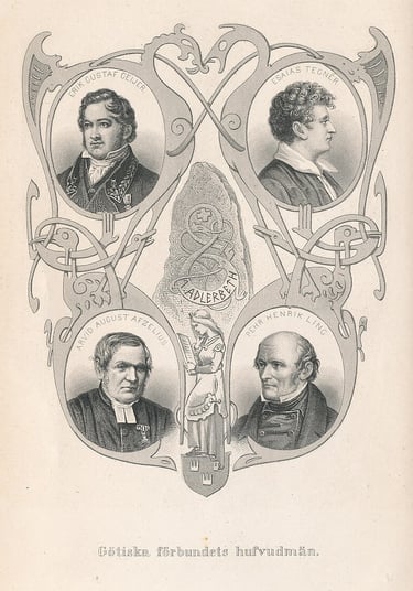 Rodulf Hjärnes 'Götiska Förbundet och dess hufvudmän' 1878