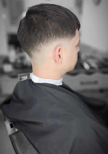 Degradado en peluquería de caballeros