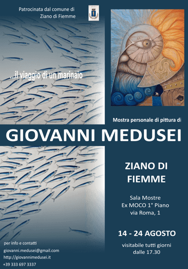 Mostra di pittura ....il viaggio di un marinaio Ziano di Fiemme