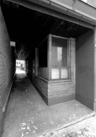 Galleriatila, sellaisena kuin sen löysin.