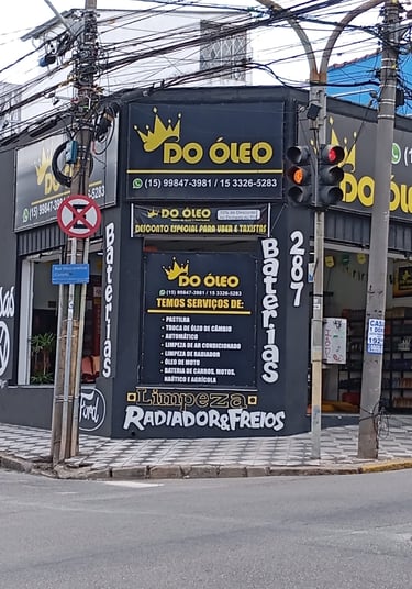 Faixada lateral troca de óleo Do Óleo Sorocaba