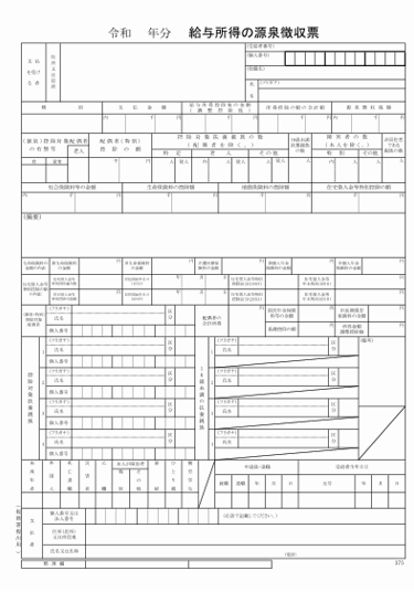 ANMEI_Trưng thu thuế thu nhập tại nguồn（給与所得の源泉徴収票・きゅうよしょとくのげんせんちょうしゅうひょう）