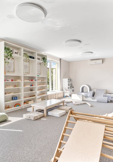 montessori žaidimų kambarys