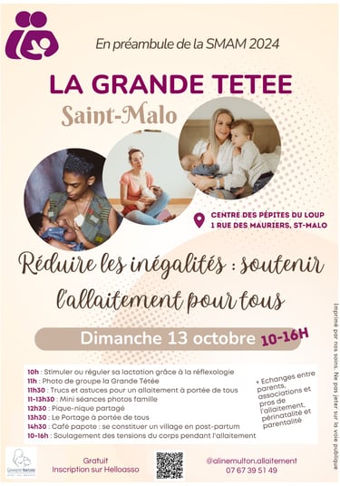 Affiche de la Grande Tétée Saint-Malo