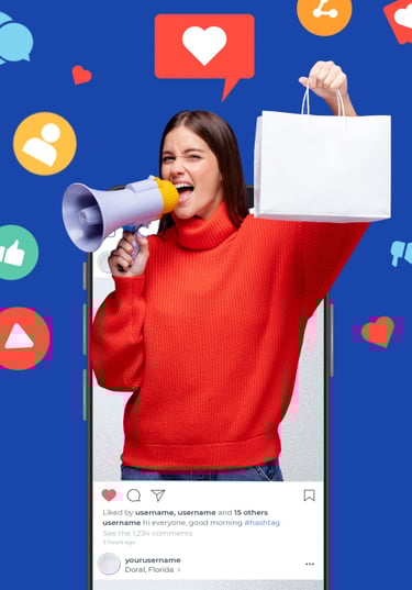 Social media marketing concept with mobile applications and digital icons for online business growth by TheDigiWold.in