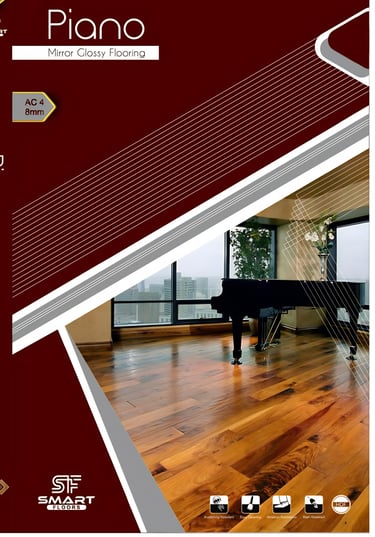 Piano Mirror Glossy Laminate Flooring
