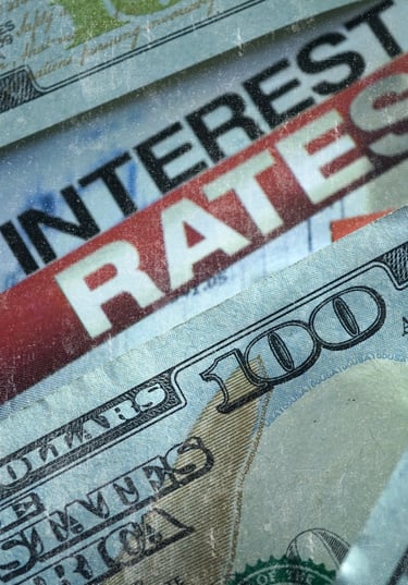 Image of increasing mortgage interest rates