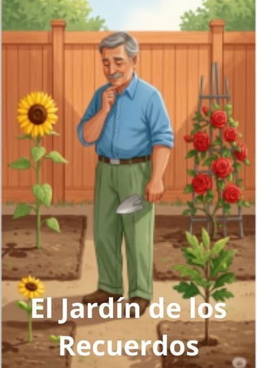 Jubilado viudo cultiva su jardín: símbolo de renacer, memoria y sentido en la vejez.