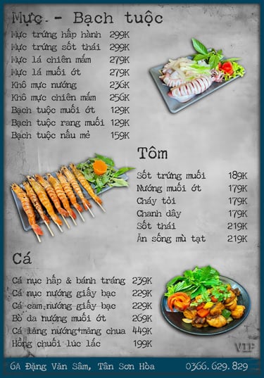Thực đơn Bếp Dì Toàn - Top 1 nhà hàng ngon gần sân bay