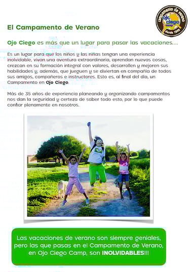 Folleto Campamento 2025