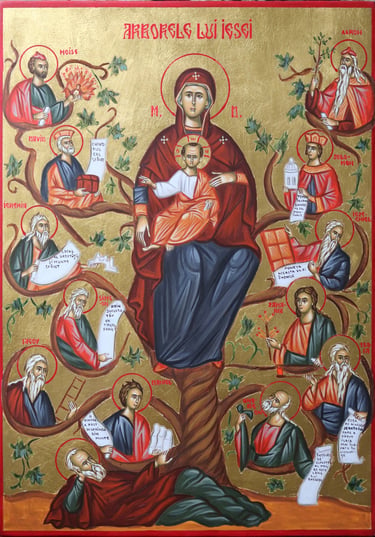 icoane pictate Maica Domnului