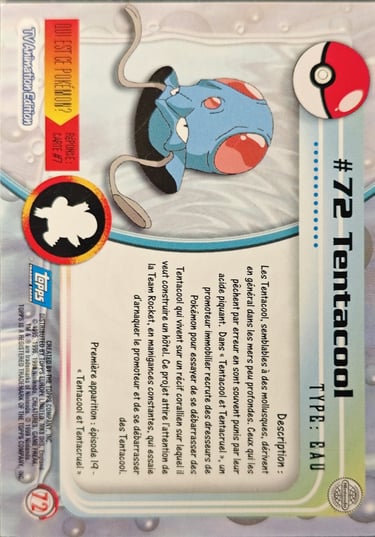 Tentacool topps série 1