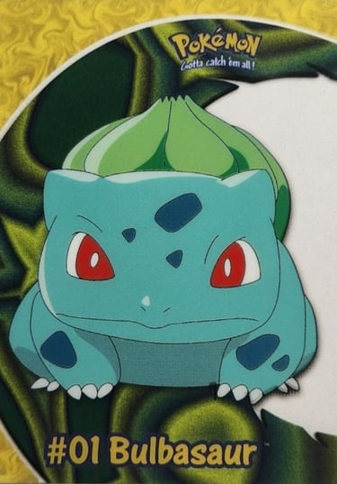 Clear Cards PC2 Bulbasaur Topps Pokémon series 2 US front