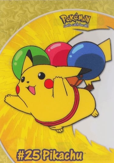 PC1 Clear Cards PC1 Pikachu Topps Pokémon series 2 US front